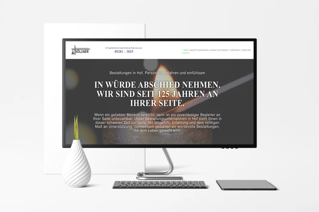 Relaunch Website bestattungen söllner hof